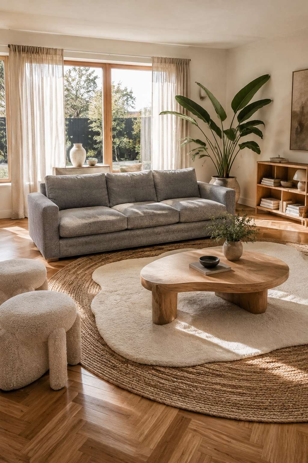 The Cozy Heather Grey Sanctuary: A Textured Haven of Warmth