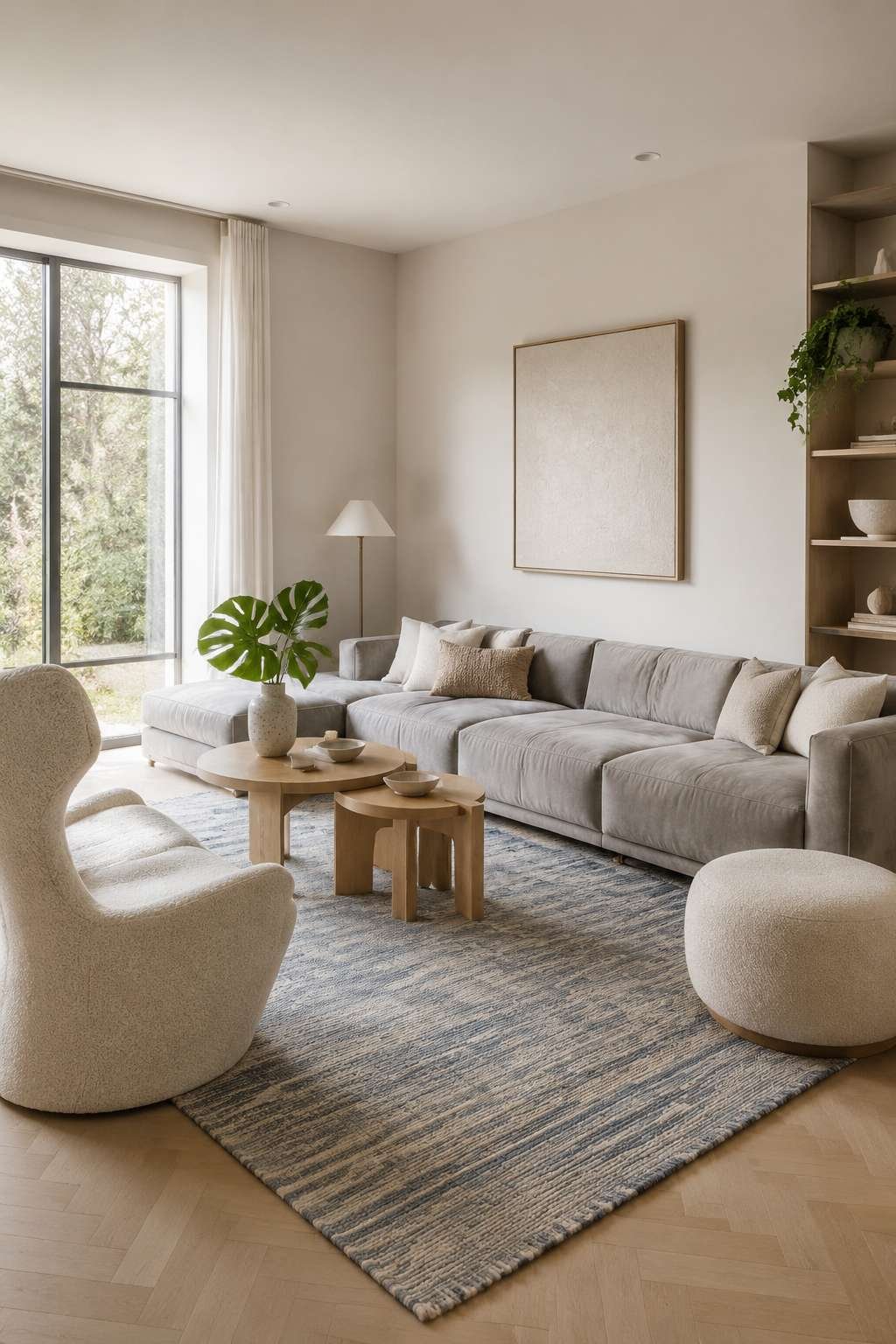 Scandinavian Mist: Clean Lines and Natural Calm