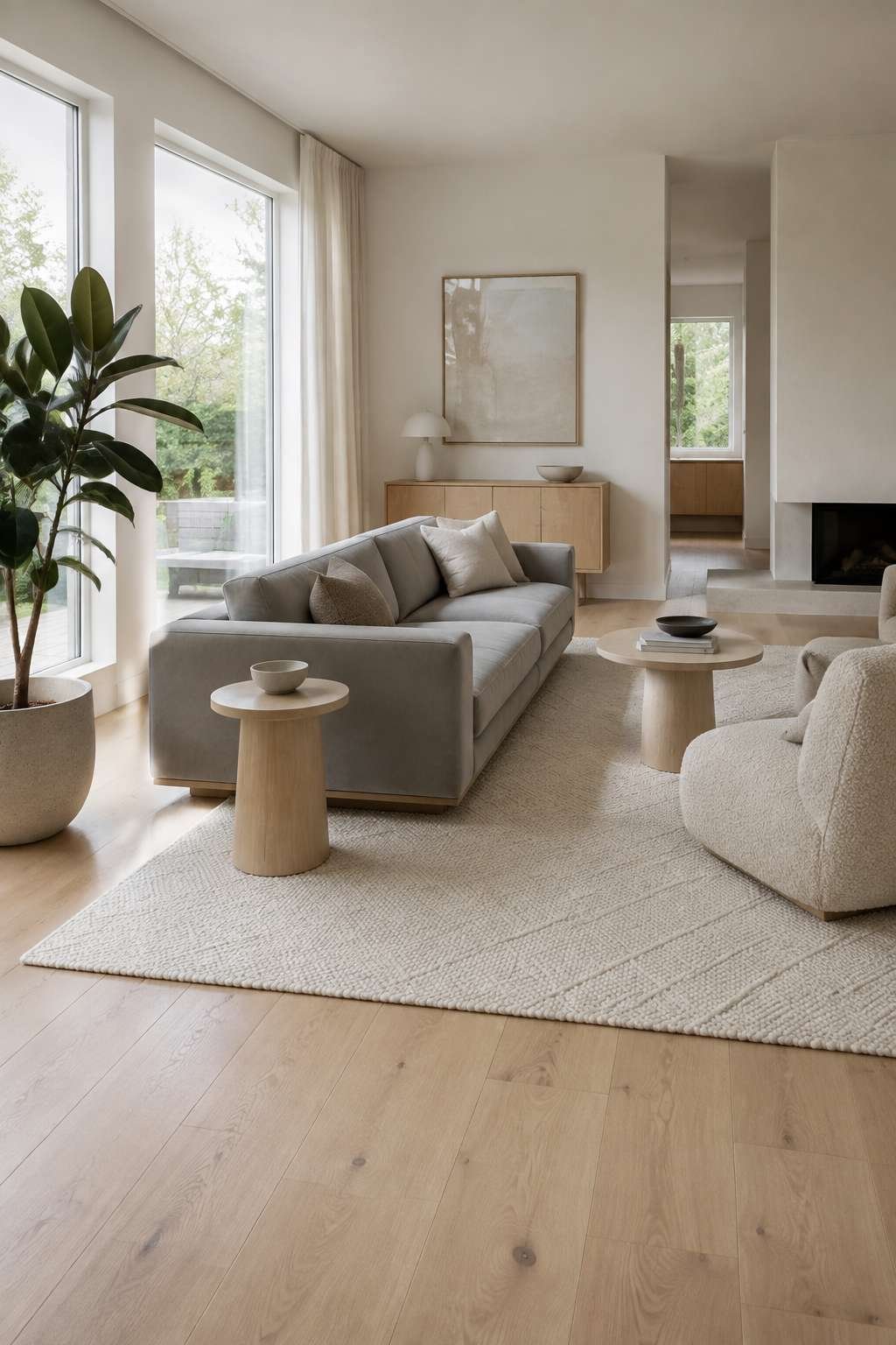 Scandinavian Mist: Clean Lines and Natural Calm