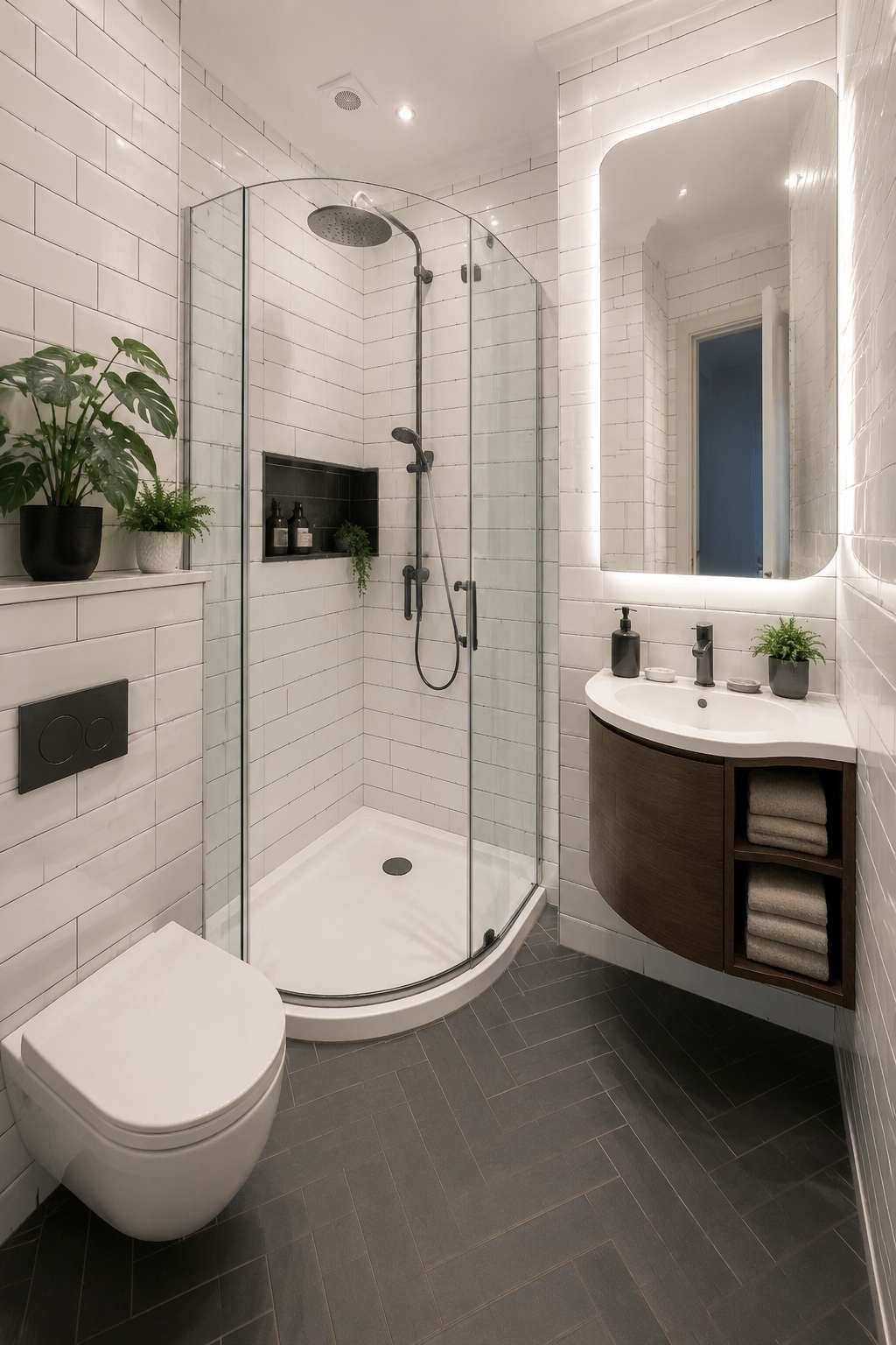 Clever Compact: Small Ensuite Bathroom Maximised by Smart Planning
