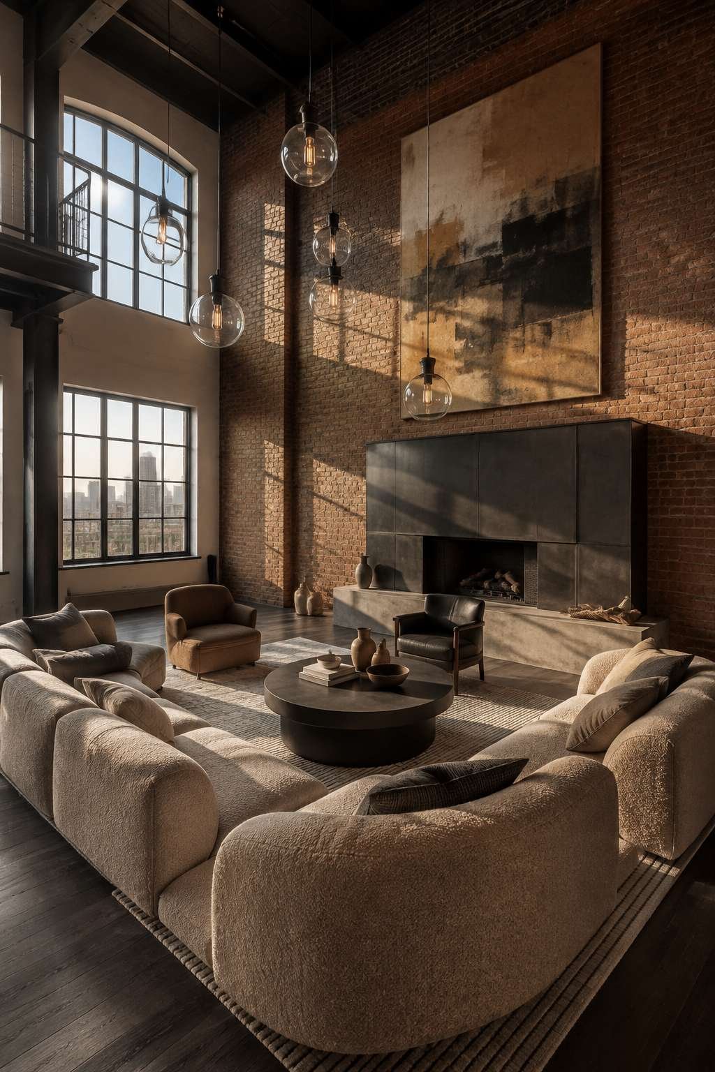 Double-Height Drama: The Grand Industrial Loft