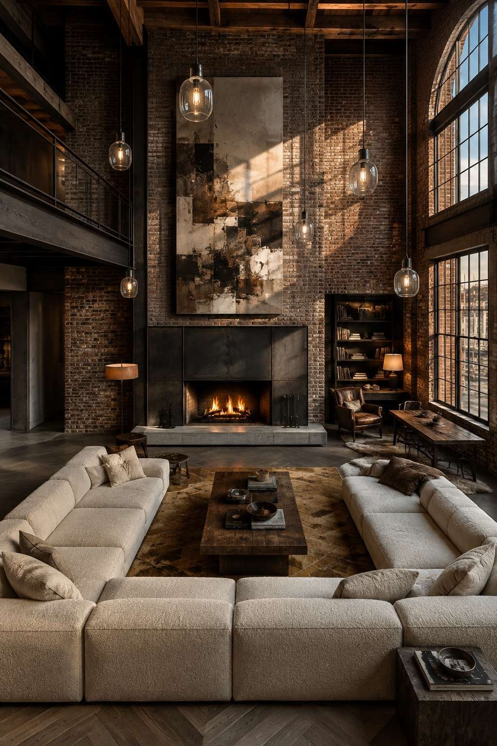Double-Height Drama: The Grand Industrial Loft