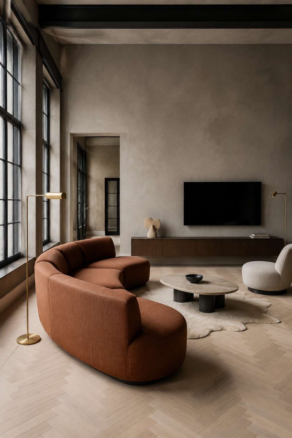Microcement Refinement: The Contemporary Loft