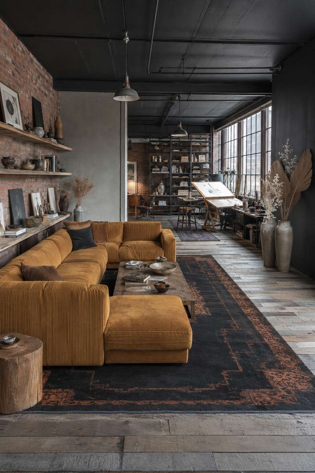 The Creative's Loft: Studio and Living Combined