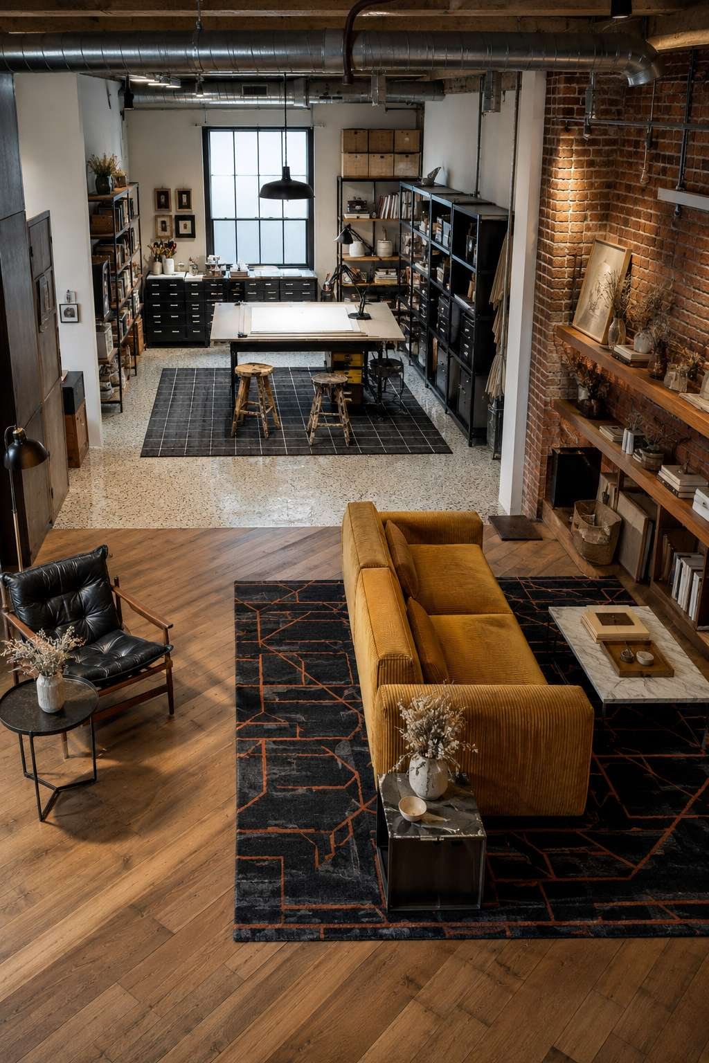 The Creative's Loft: Studio and Living Combined