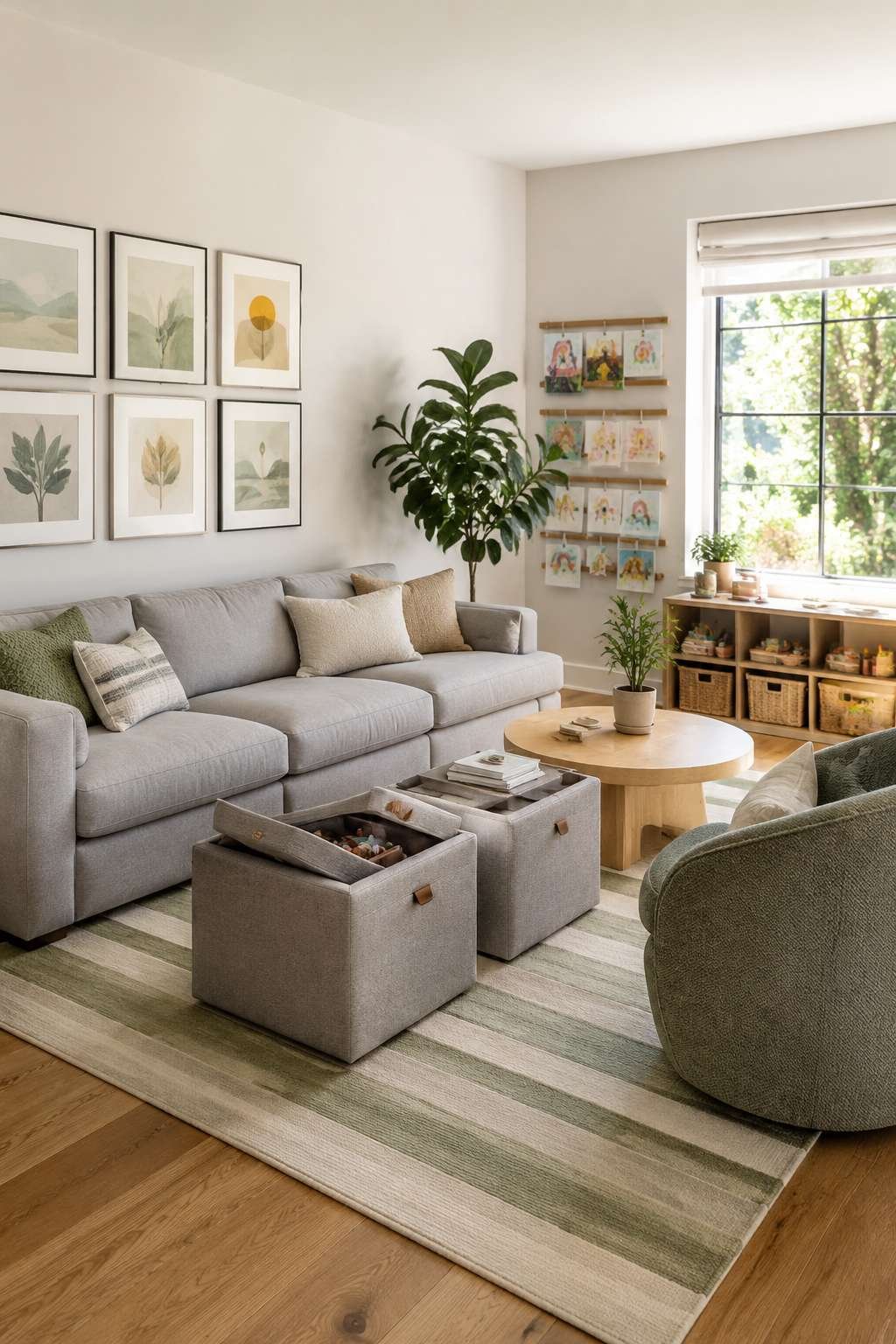 Family-Friendly Function: Performance Fabric and Practical Beauty