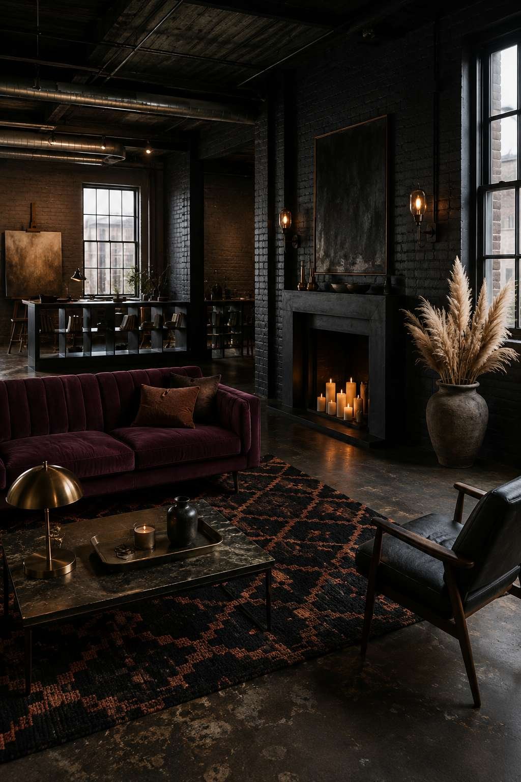 Moody Dark Drama: The Noir Loft