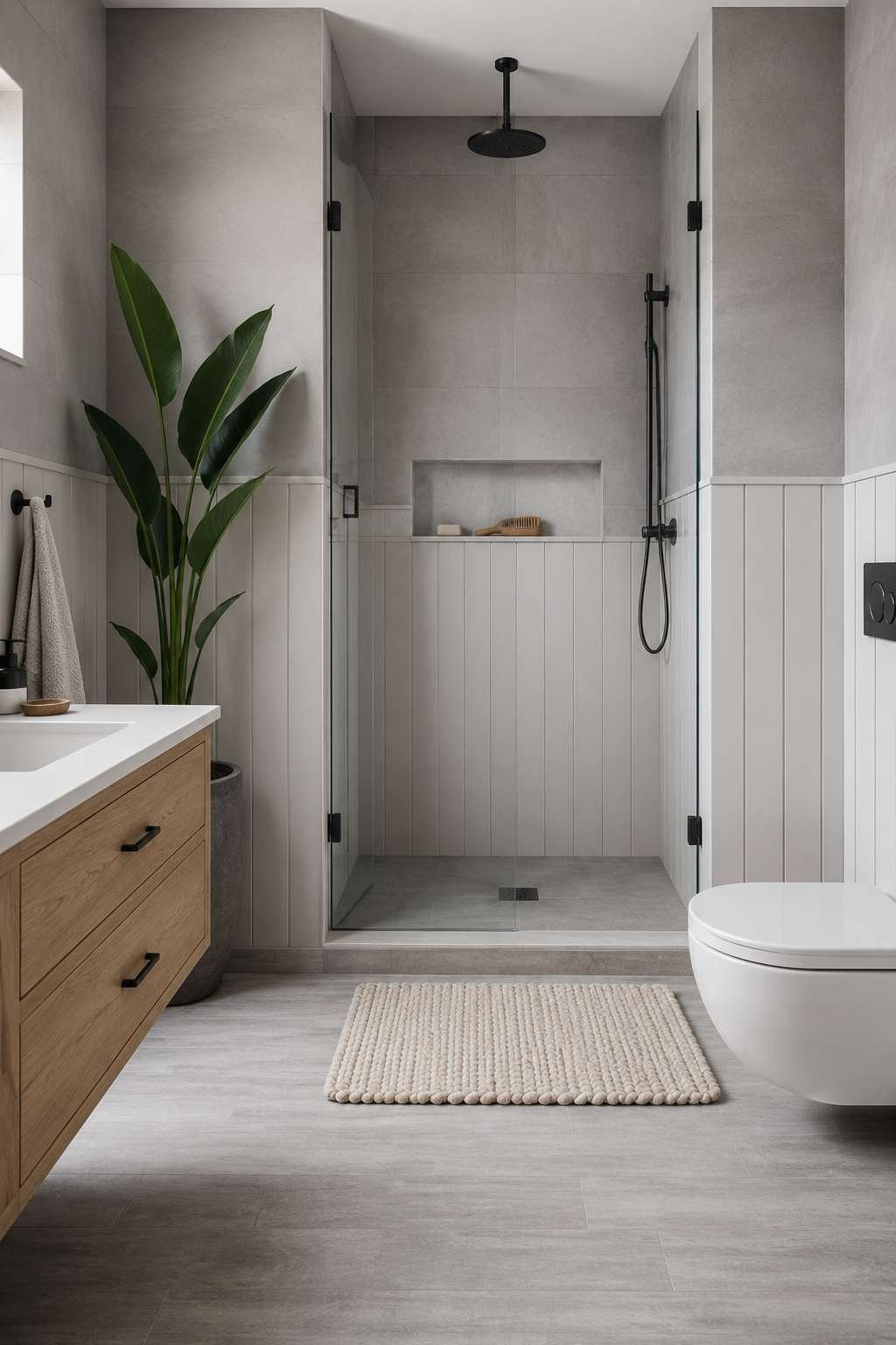 Nordic Calm: Scandinavian Tongue-and-Groove Panelling in Chalk White