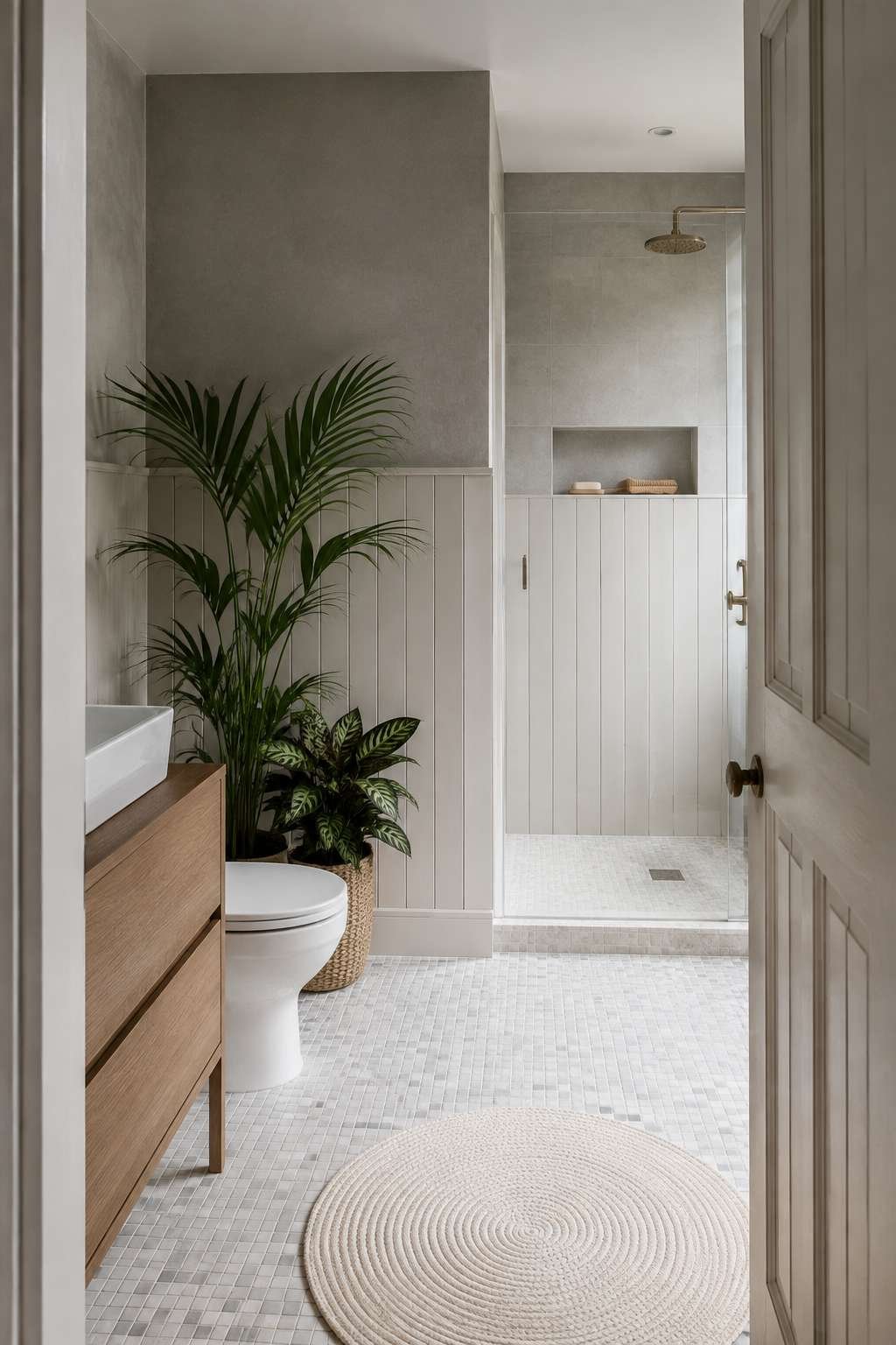 Nordic Calm: Scandinavian Tongue-and-Groove Panelling in Chalk White