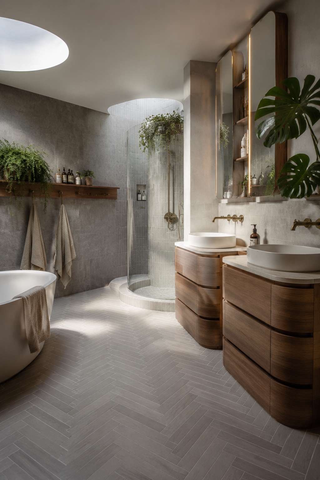 Designed for Two: Family Ensuite with a Thoughtful Double Vanity
