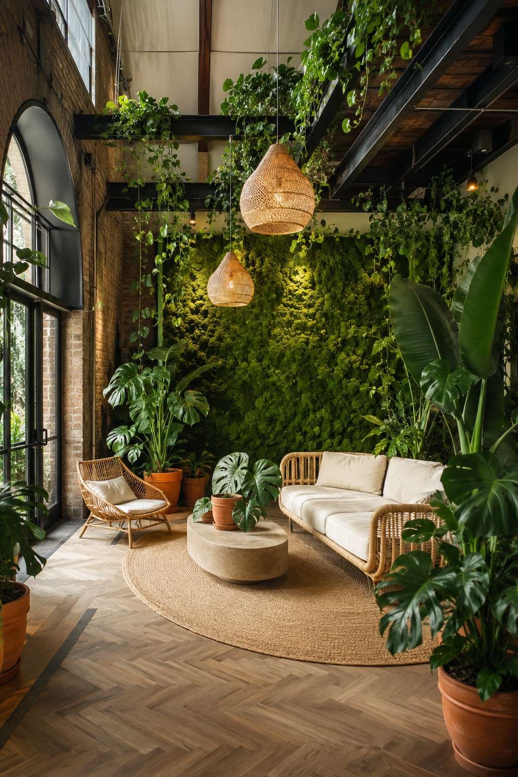 Urban Jungle: The Plant-Filled Loft