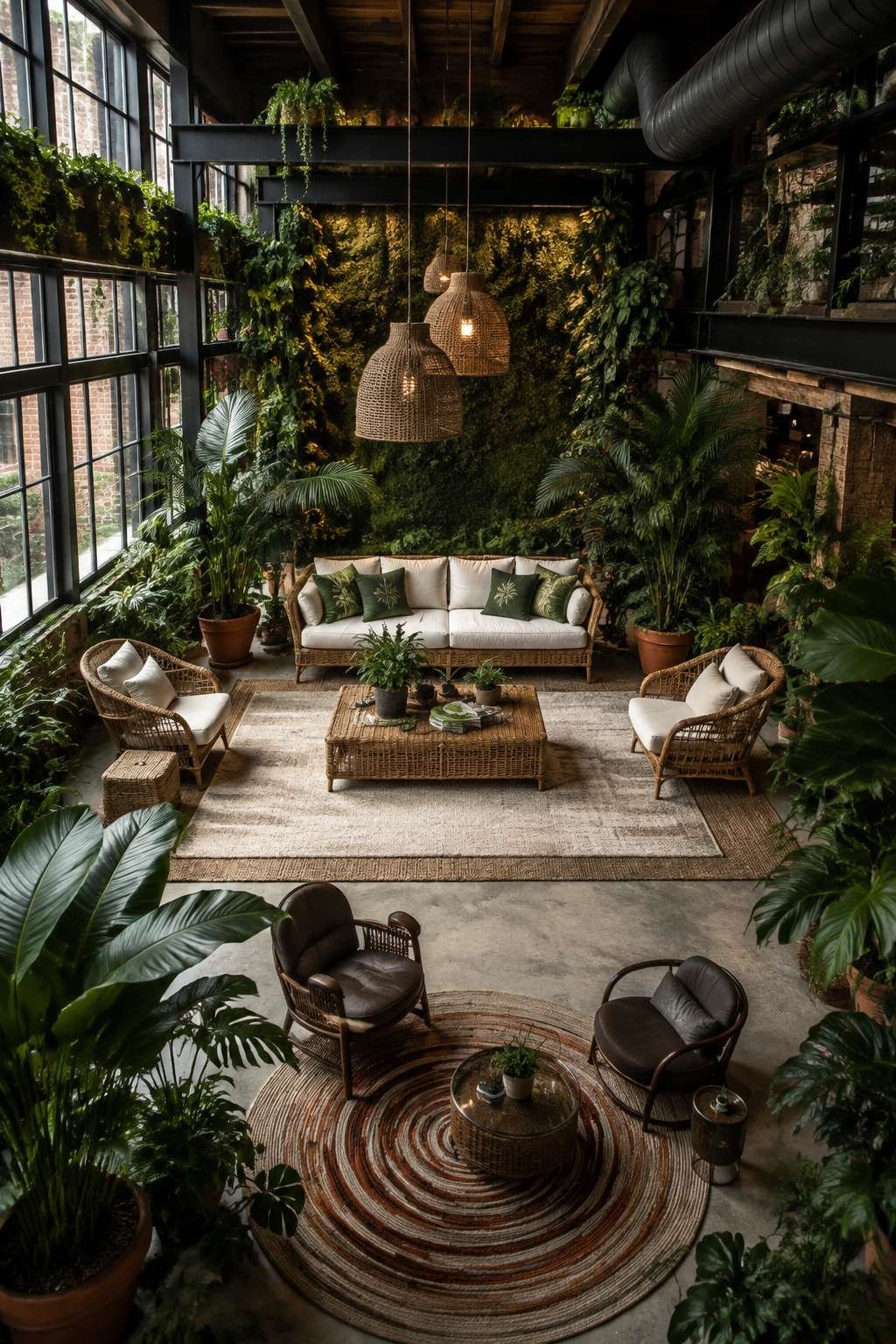 Urban Jungle: The Plant-Filled Loft