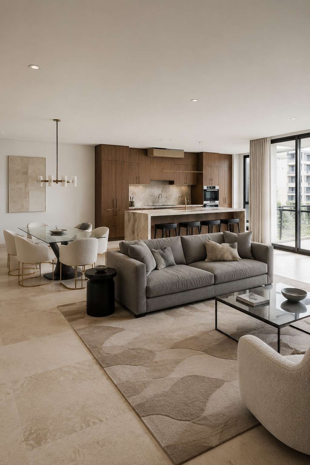 Open-Plan Harmony: Defining Zones with Confident Neutrality