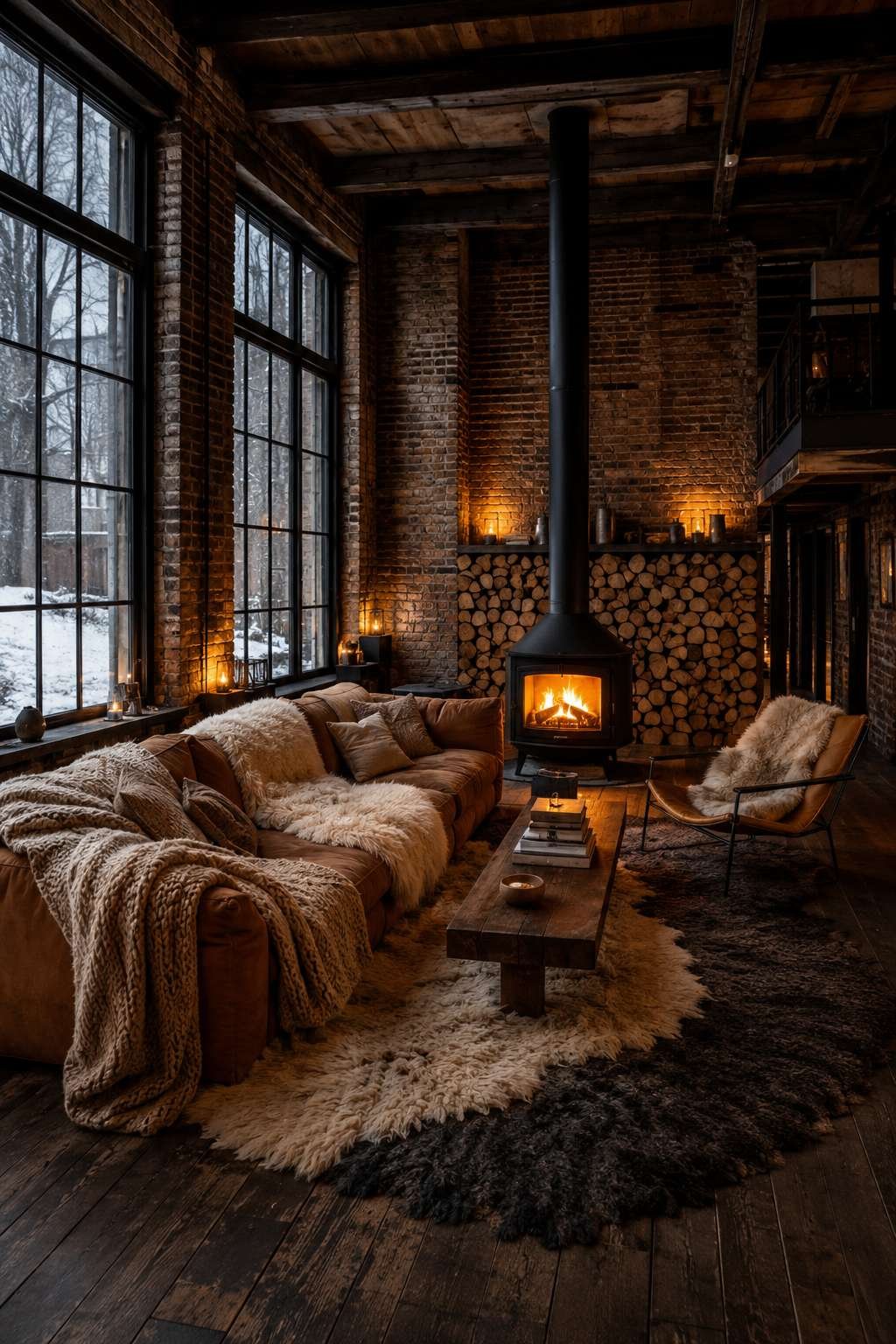 Winter Warmth: The Cozy Loft Retreat