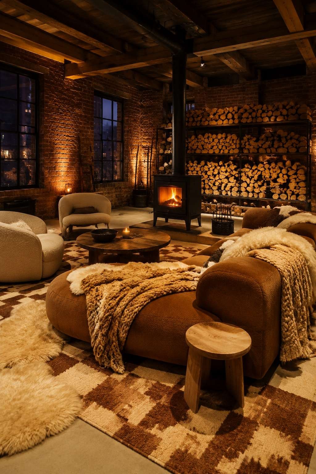 Winter Warmth: The Cozy Loft Retreat