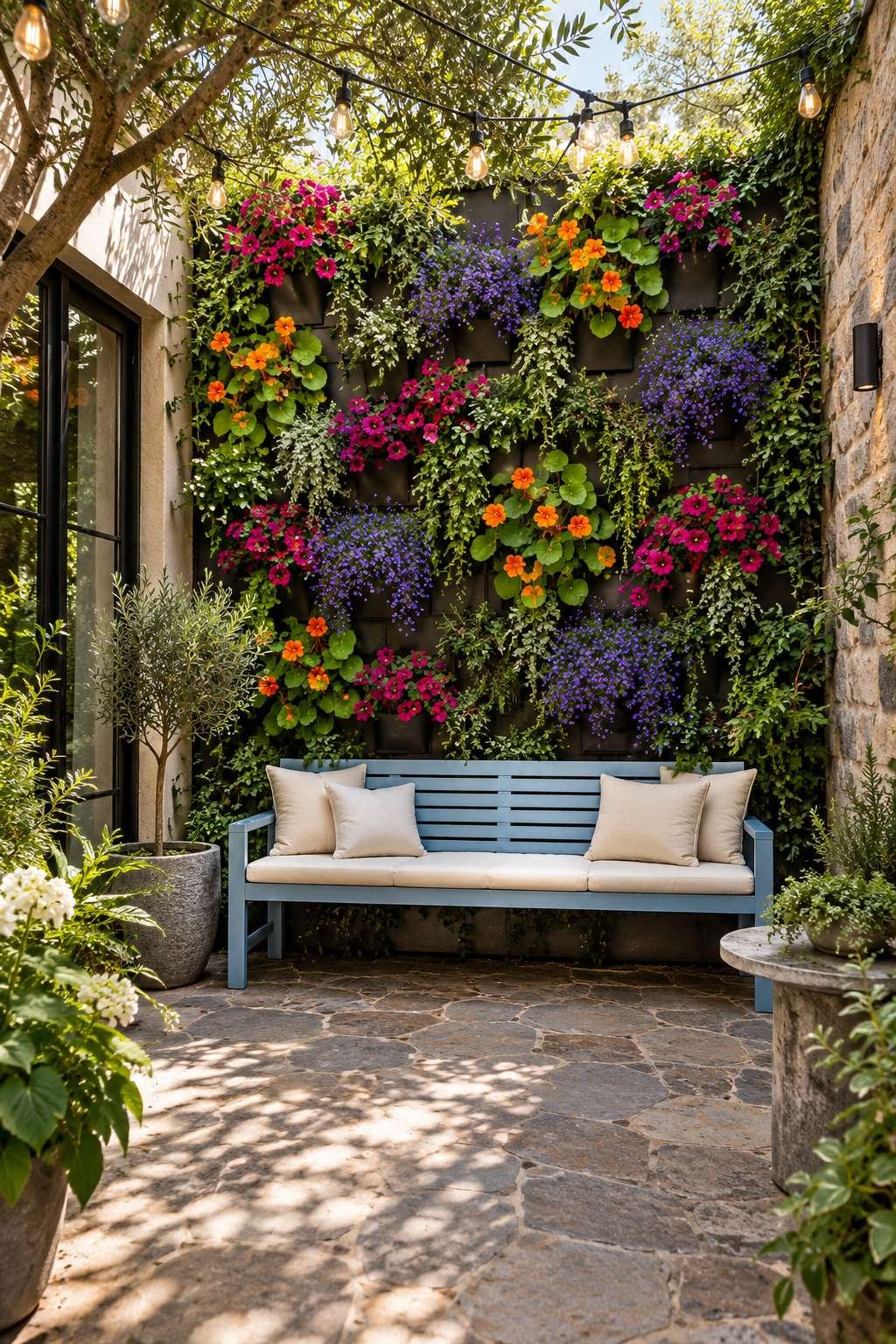 Vertical Living Wall Courtyard