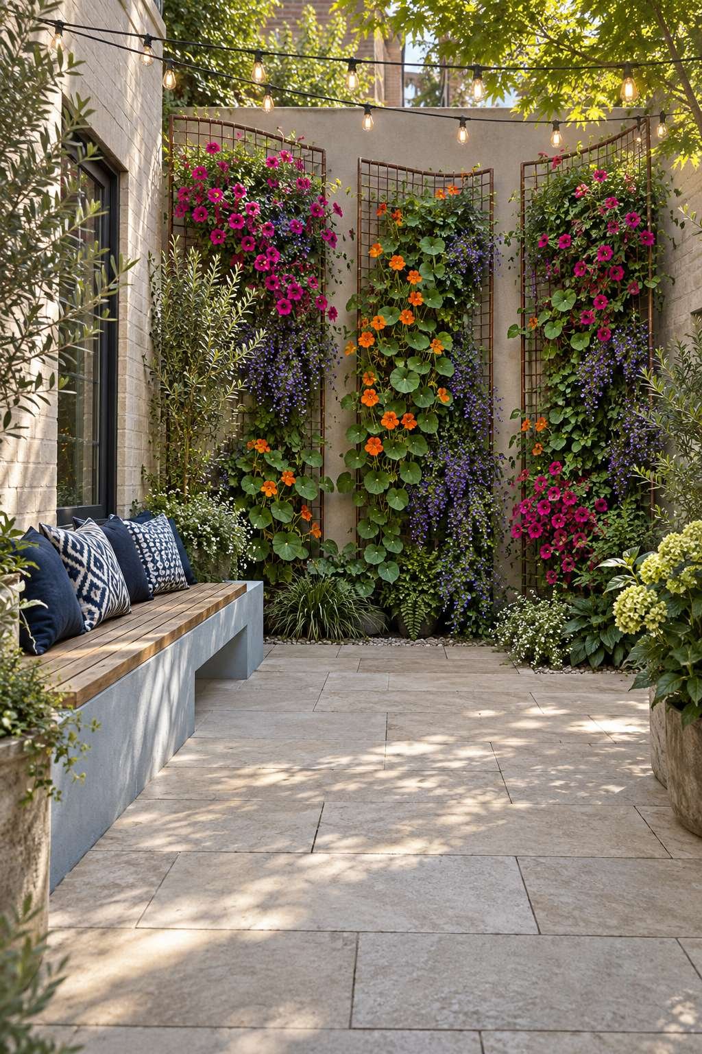 Vertical Living Wall Courtyard