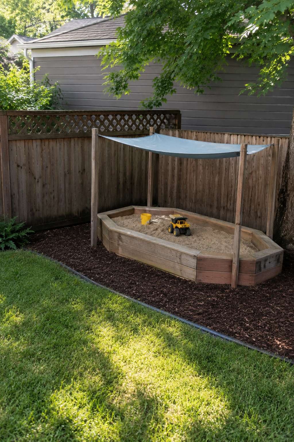 Affordable Kids Play Corner with Sandbox