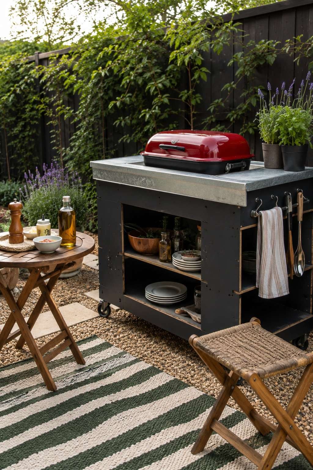 Japanese Zen: Yakitori Station and Wabi-Sabi Materials
