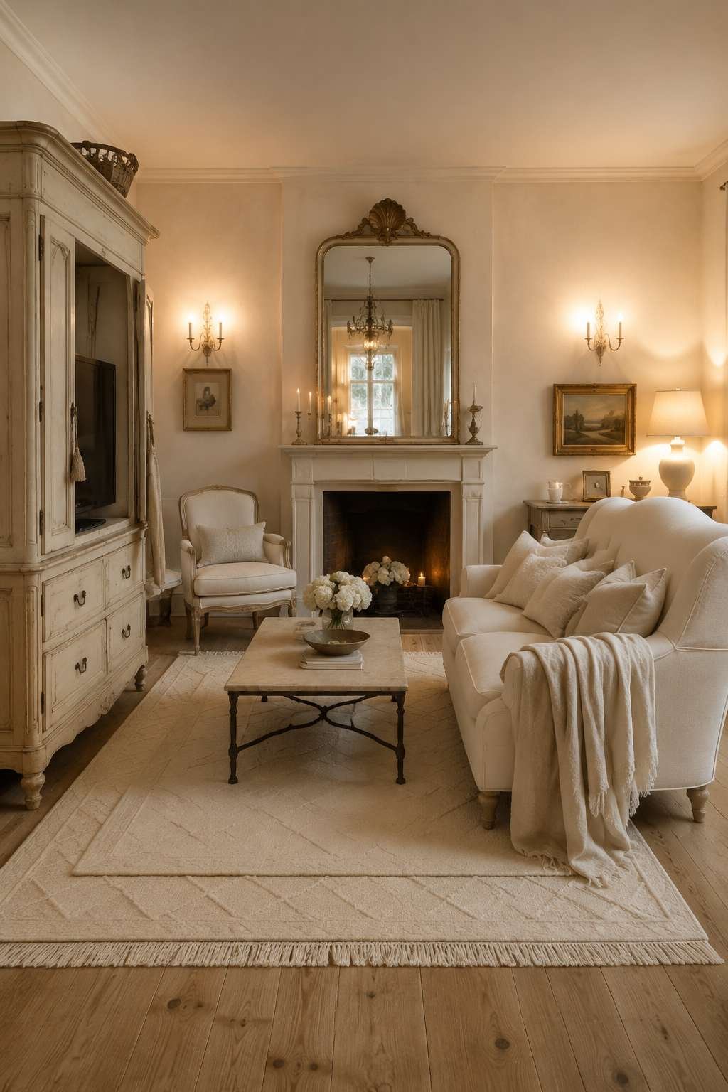 Romantic Nostalgia: Camelback Sofas and Candlelit Ambiance